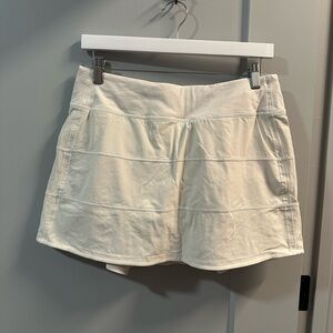 lululemon athletica Cream Athletic Skort Shorts
